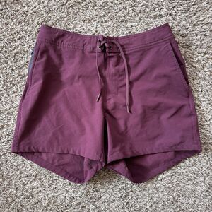Ten Thousand Mens Training The Foundation Short Shorts Burgundy Sz M  5" INSEAM
